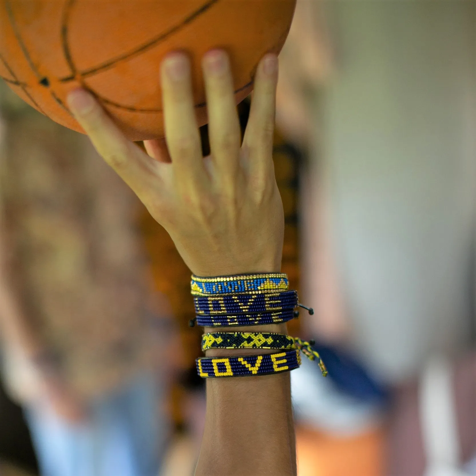 LOVE Bracelet - Navy and Gold