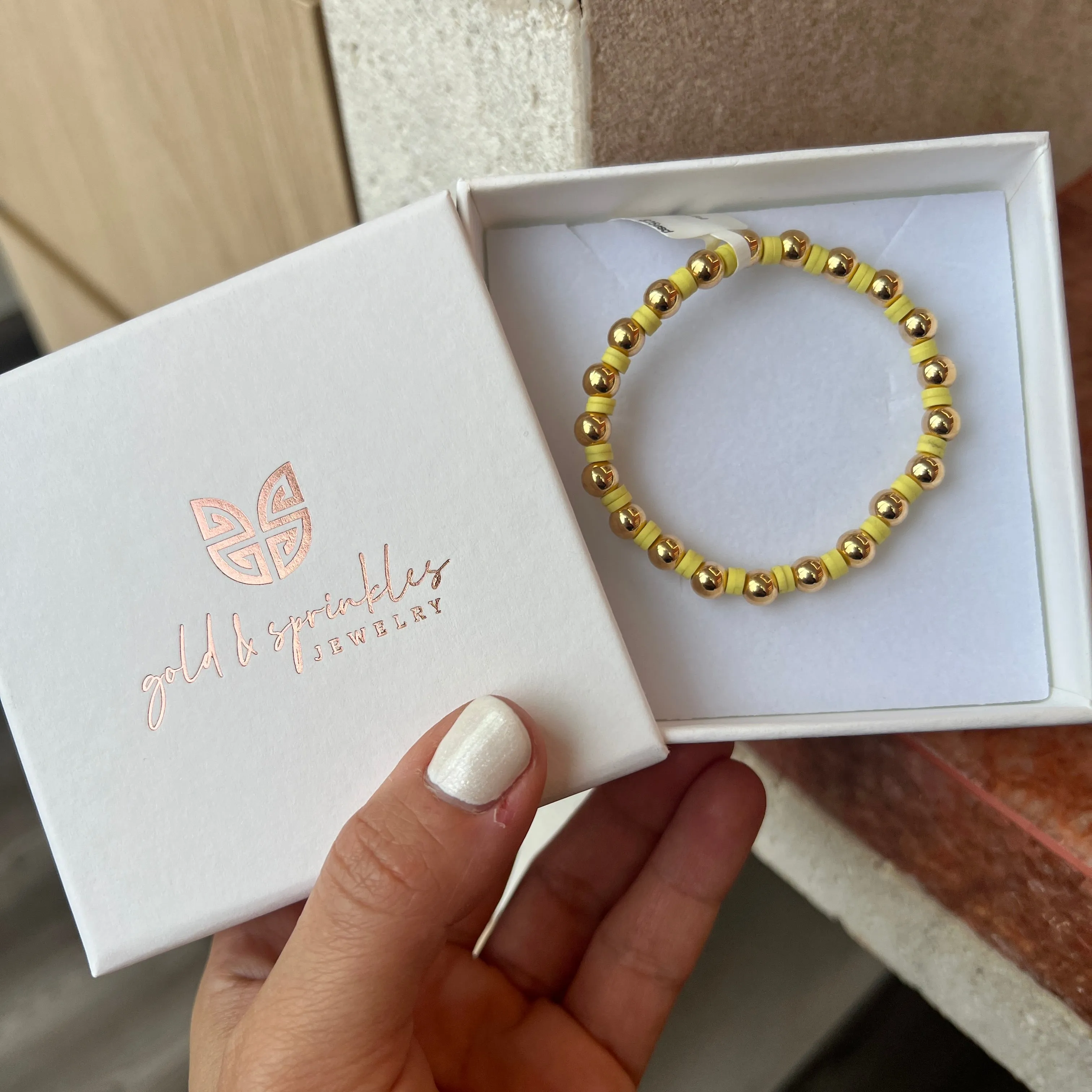 Lucena Colored Ball Bracelet