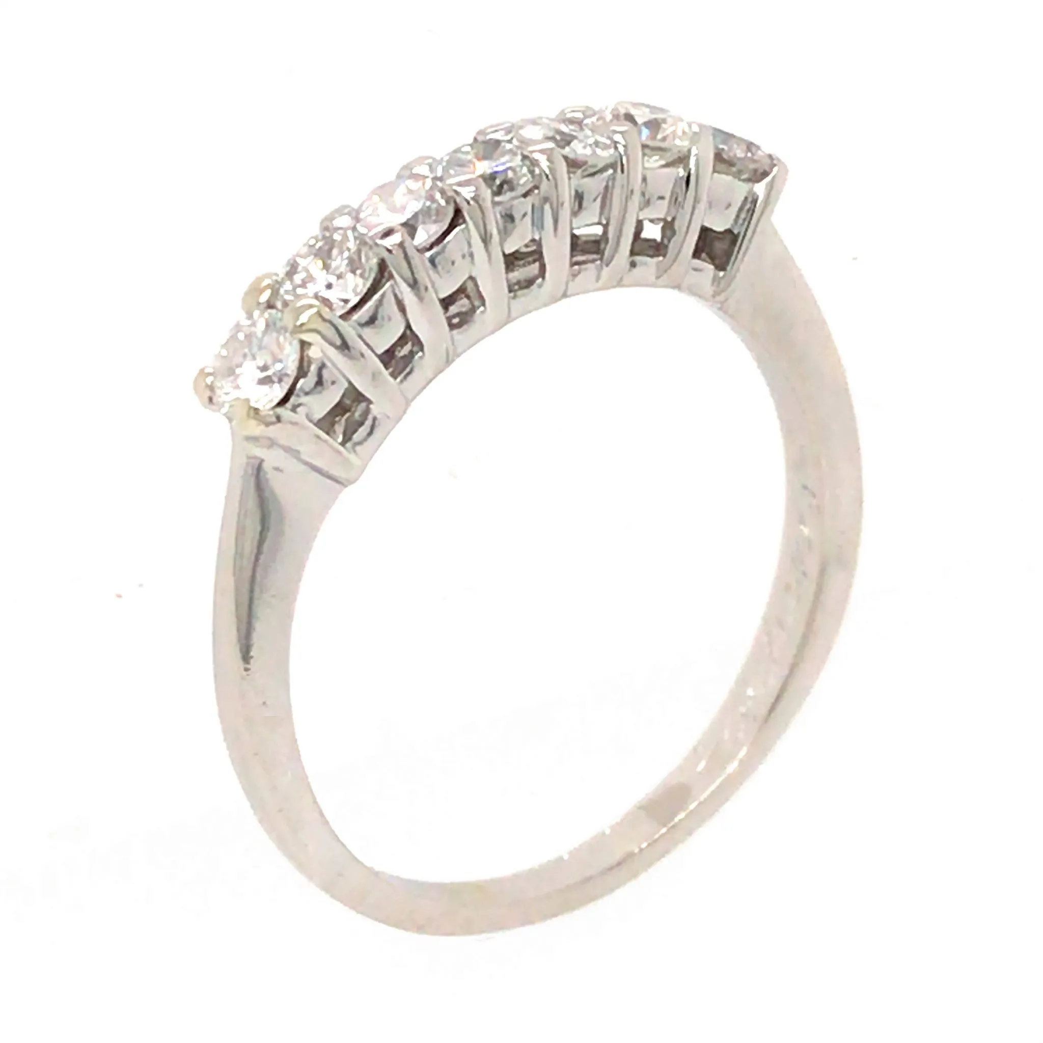 Lucky-7 Diamond & Platinum Ring