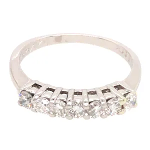 Lucky-7 Diamond & Platinum Ring