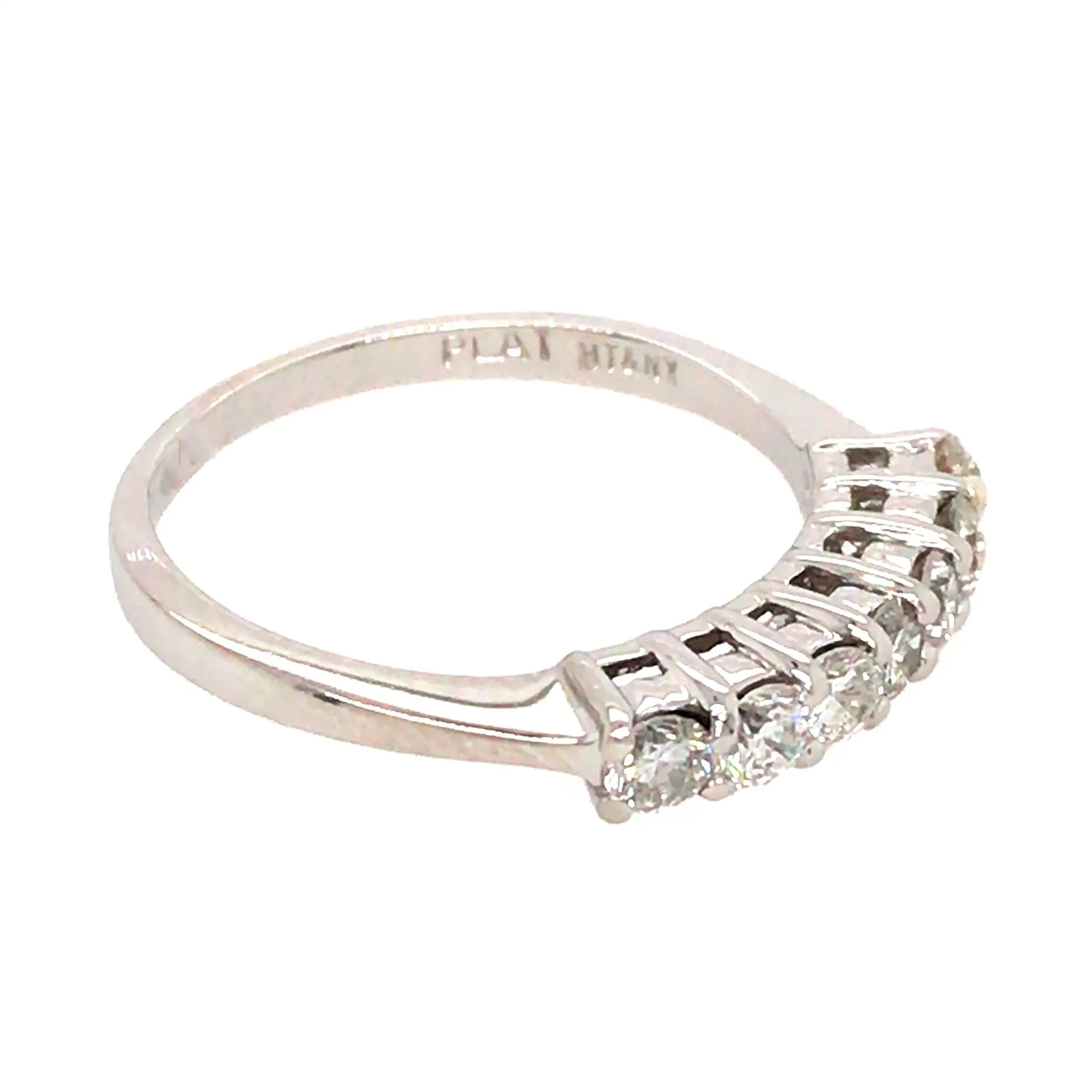 Lucky-7 Diamond & Platinum Ring