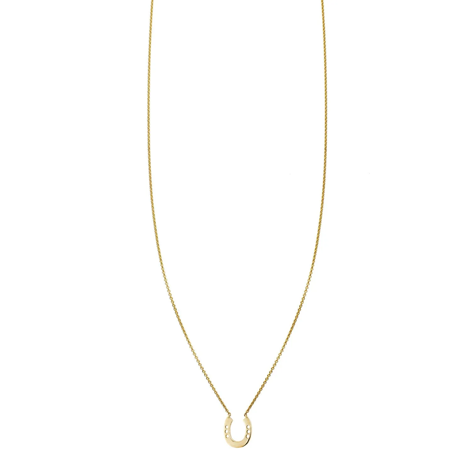 Lucky Horseshoe Charm Necklace