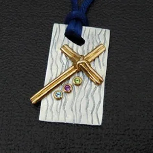 Magnificence Cross Sterling Silver Pendant