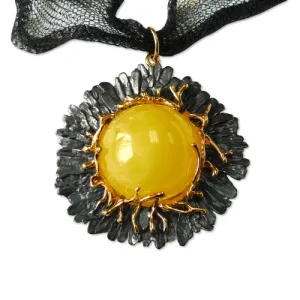 Mars Core Sterling Silver Pendant