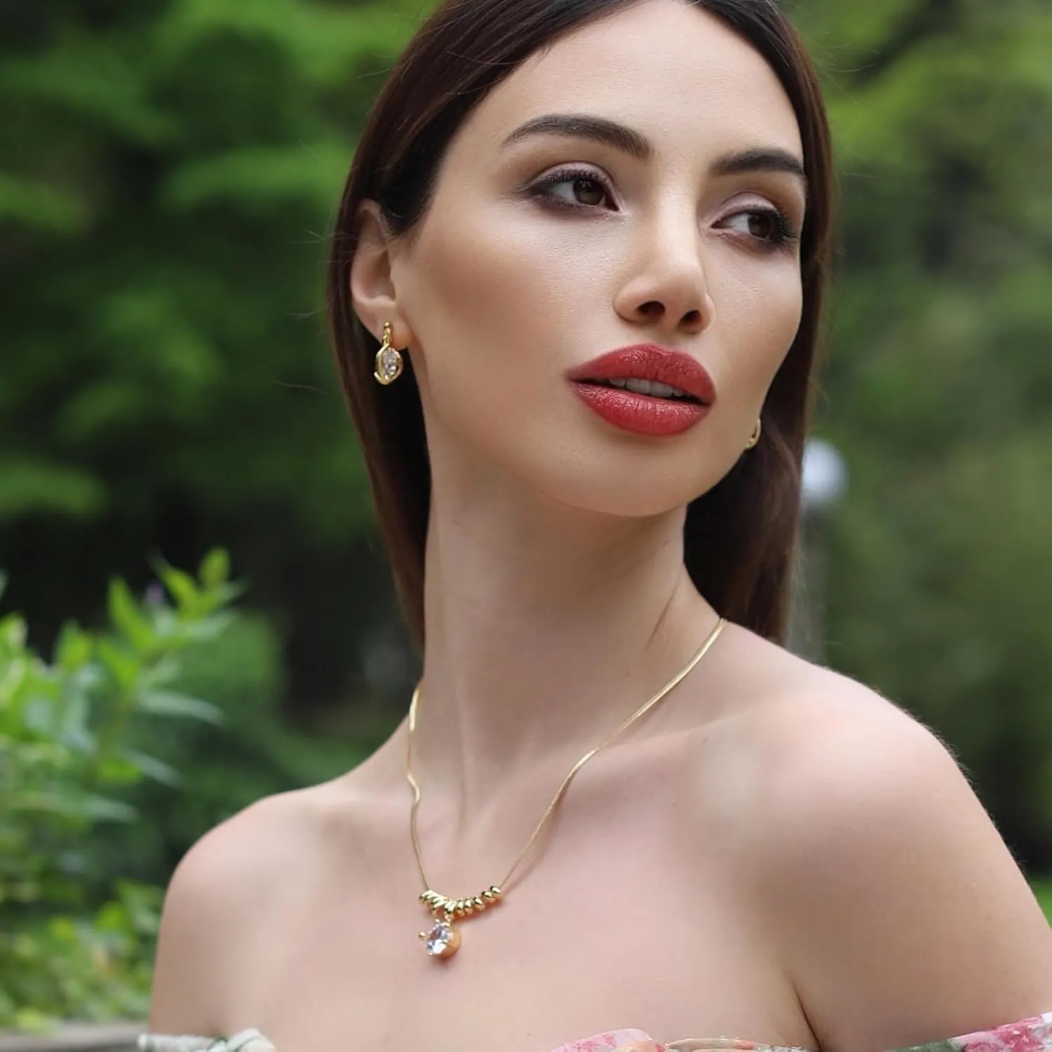Milan Chiva 14K Gold Square Dangle Hoop Earrings for Women, Plated Small Huggie Hoops Rectangle Hypoallergenic Dainty Dangling Earrings for Women Fashion Jewelry