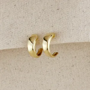 Mini C Hoop Earring
