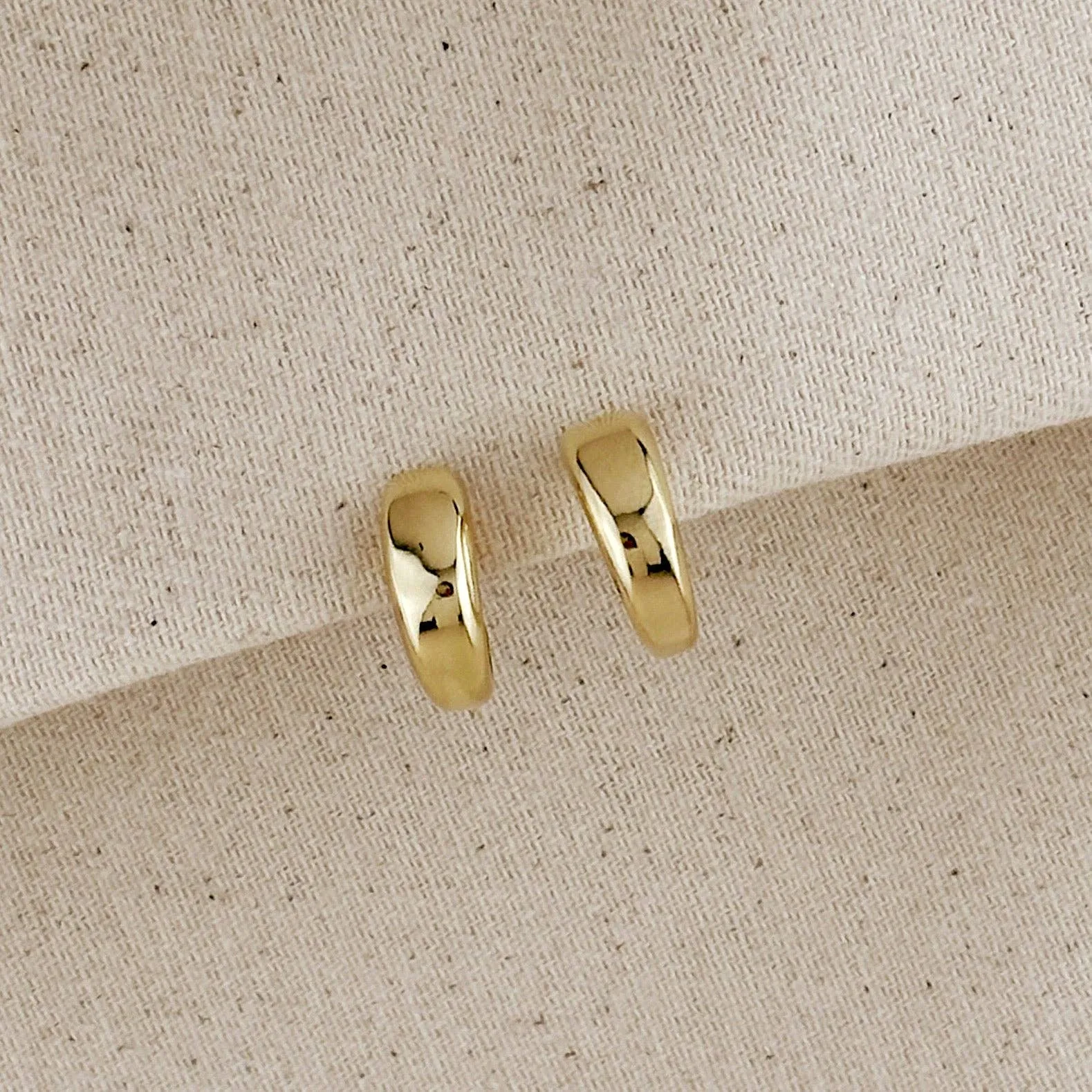 Mini C Hoop Earring