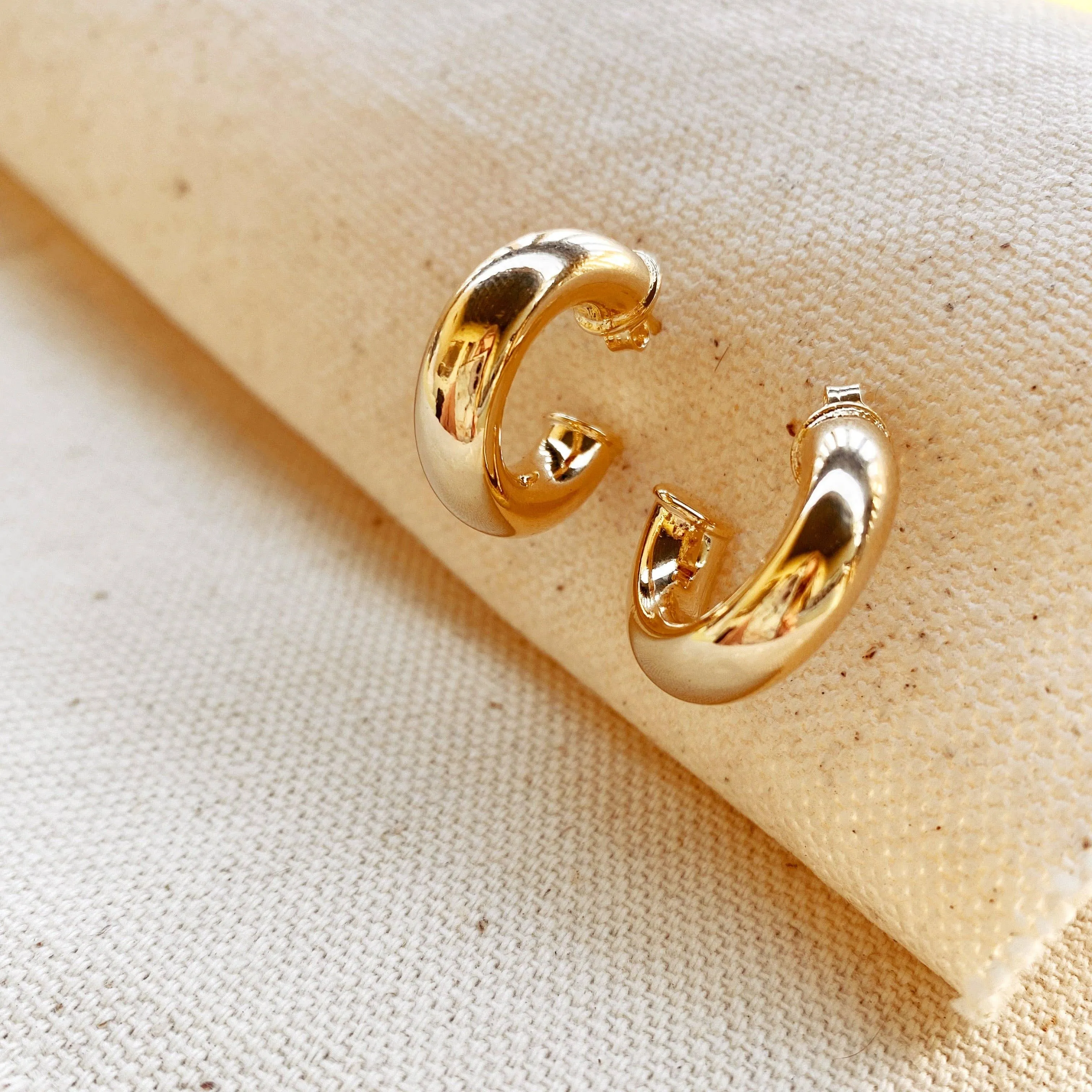 Mini Gold Huggies