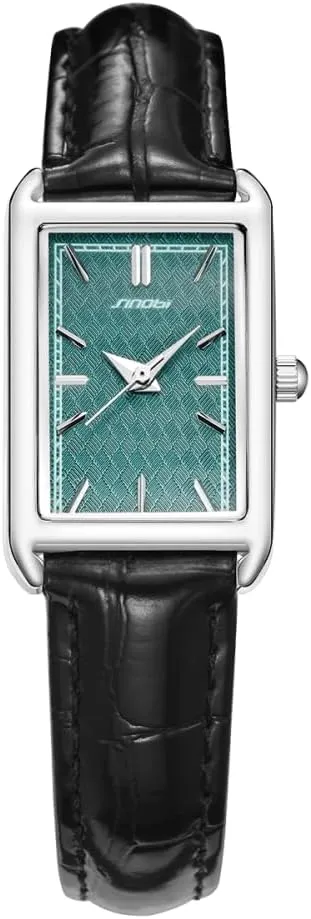 Minimalist Causal Square Watch for Women Leather Strap Watch