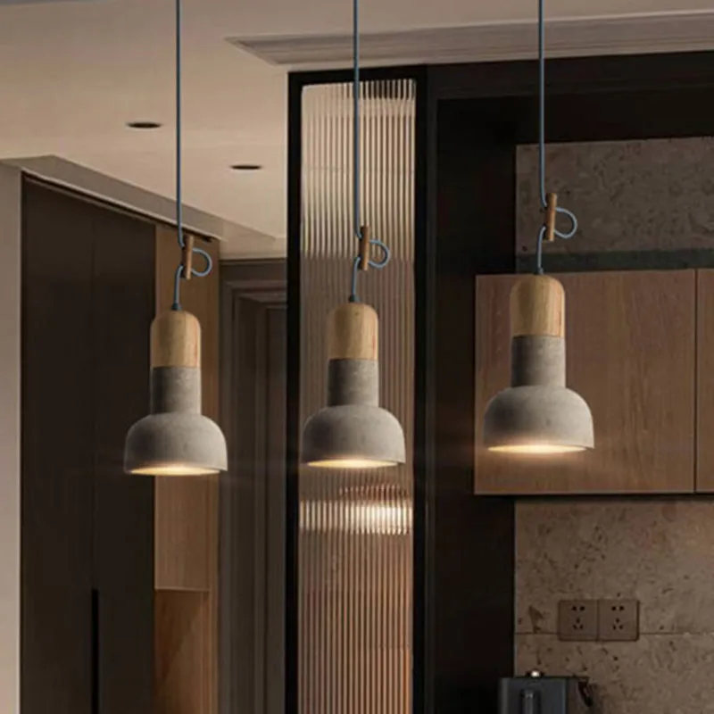 Minimalist Dining Room Ceiling Lamp - Flashlight Inspired Design - Cement - 1��Head Ceiling Lighting