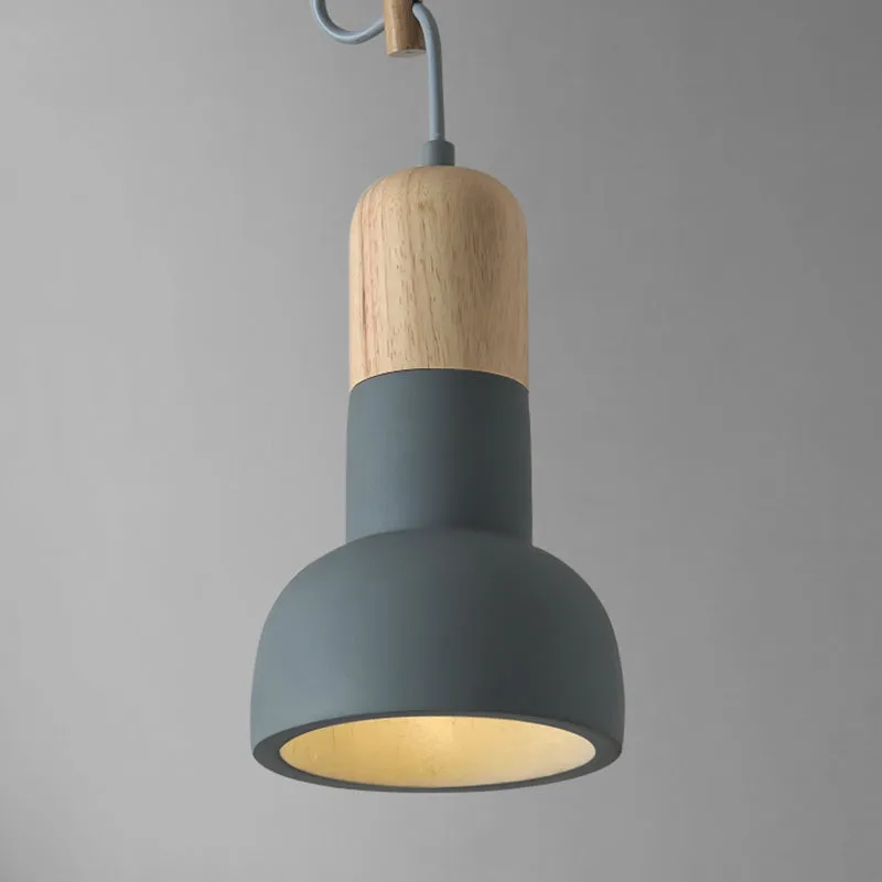 Minimalist Dining Room Ceiling Lamp - Flashlight Inspired Design - Cement - 1��Head Ceiling Lighting