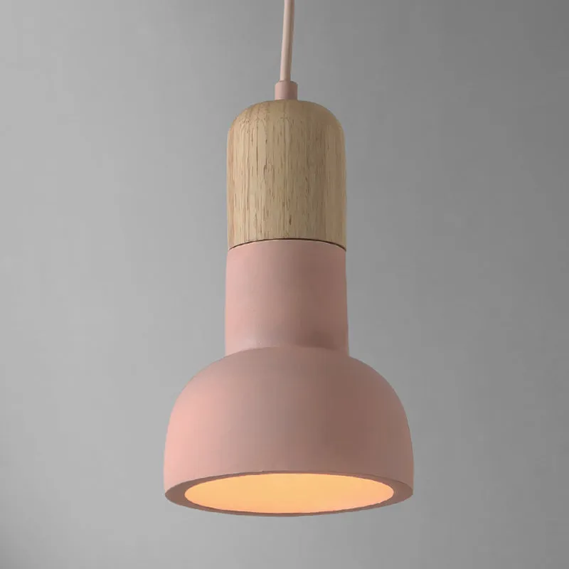 Minimalist Dining Room Ceiling Lamp - Flashlight Inspired Design - Cement - 1��Head Ceiling Lighting