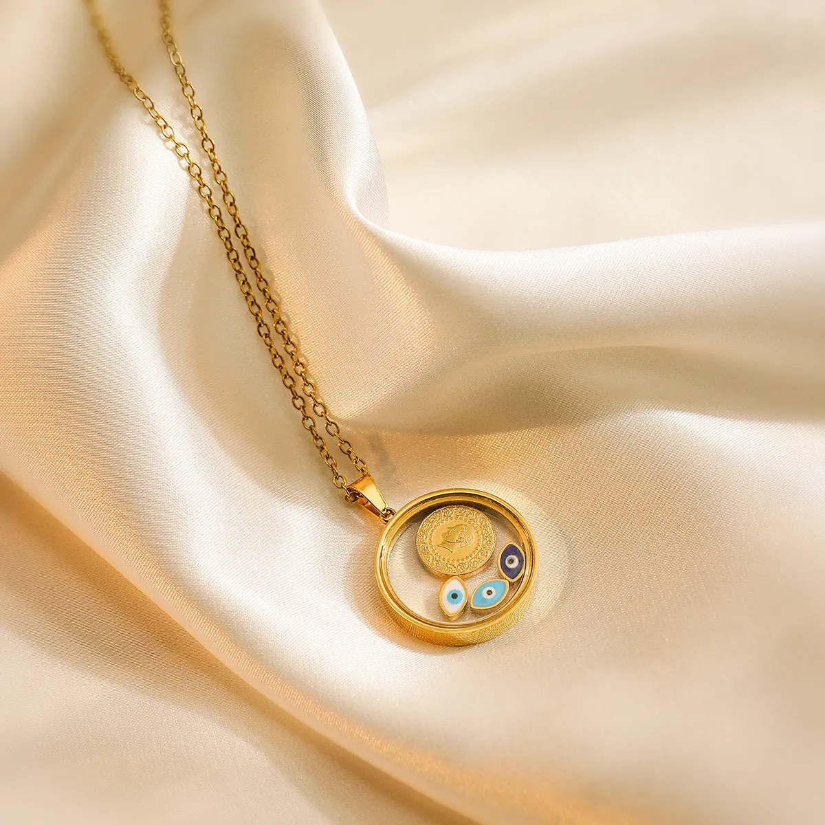 Minimalist Irregular Geometric Titanium Steel Pendants