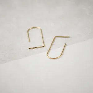 Minimalist line pendants N°5 in silver or gold