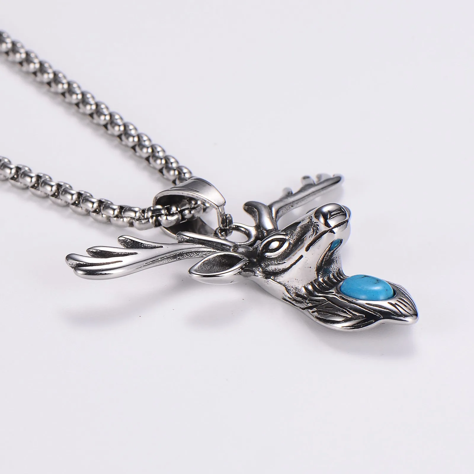 Minimalist Wing Geometric Stainless Steel Polishing Pendants