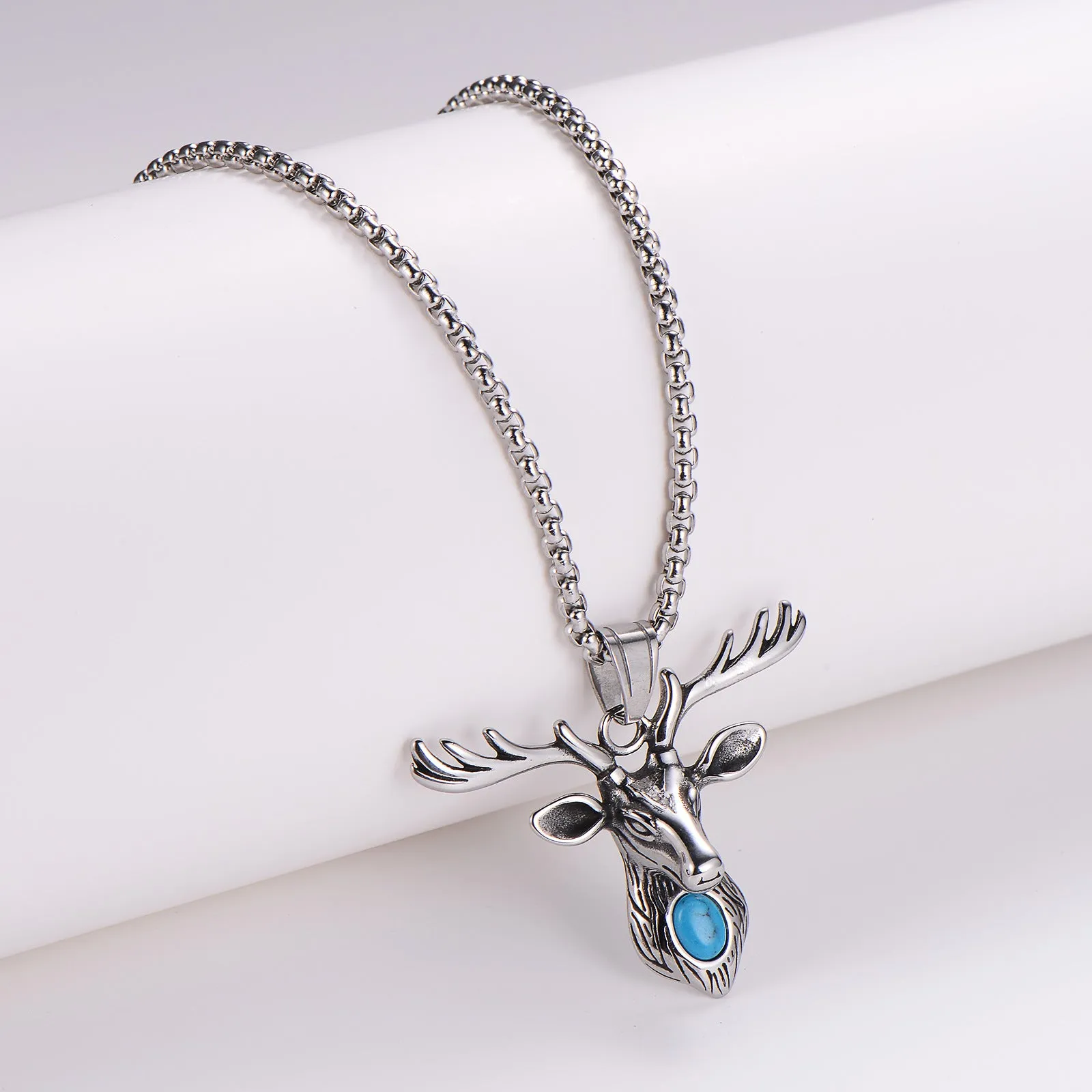Minimalist Wing Geometric Stainless Steel Polishing Pendants