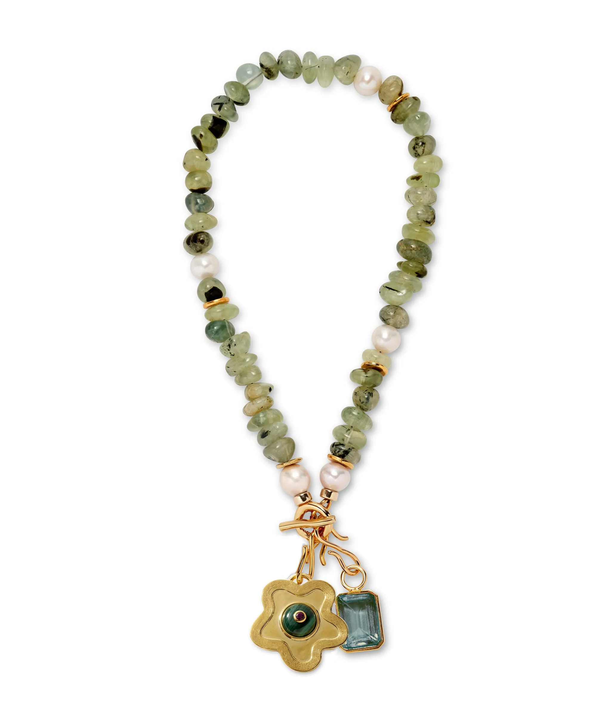 Mood Necklace in Prehnite