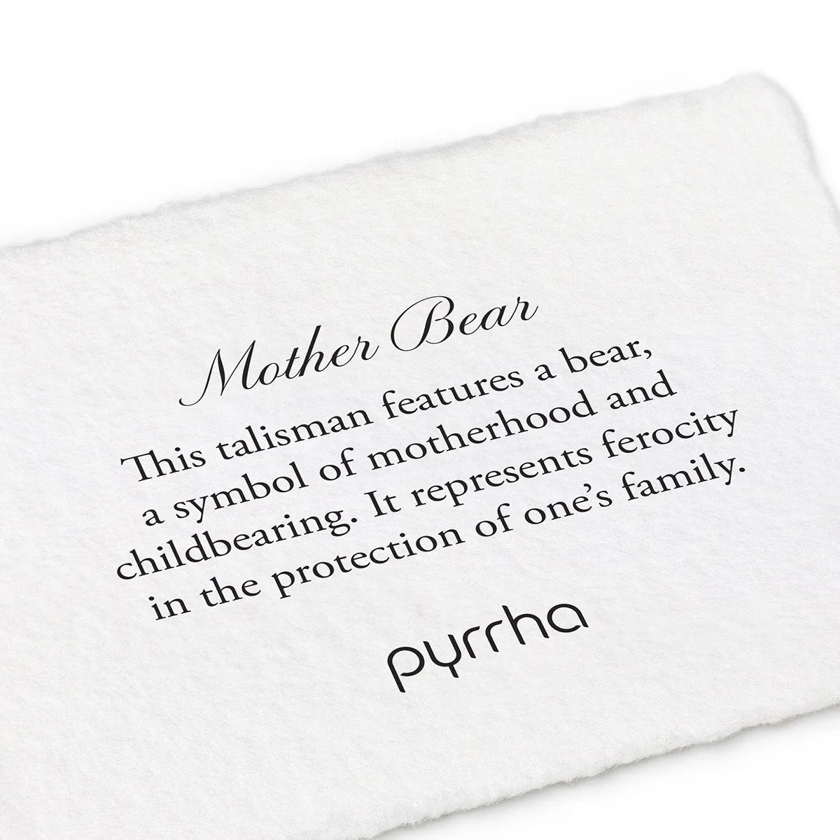 Mother Bear Talisman Necklace