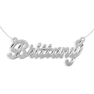 Name Necklace Sterling Silver - Personalized Name Necklace - Handcrafted Designer - Custom Name Necklace - Gift for her - Made in USA