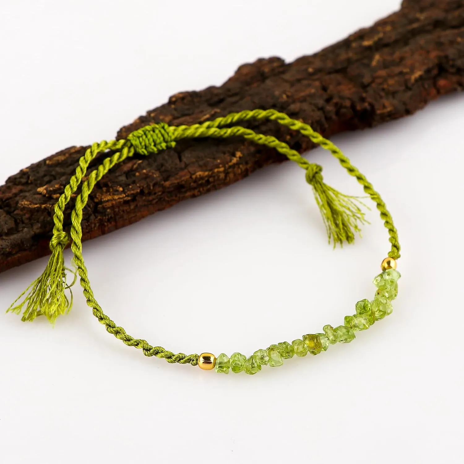 Natural Chips Braided Bracelet, Healing, Birthday, Gift for Her, Resizable Hand Braid Rope Thread Protection Bracelet for Men Women, Gemstone Jewelry 7 inch Christmas Gifts