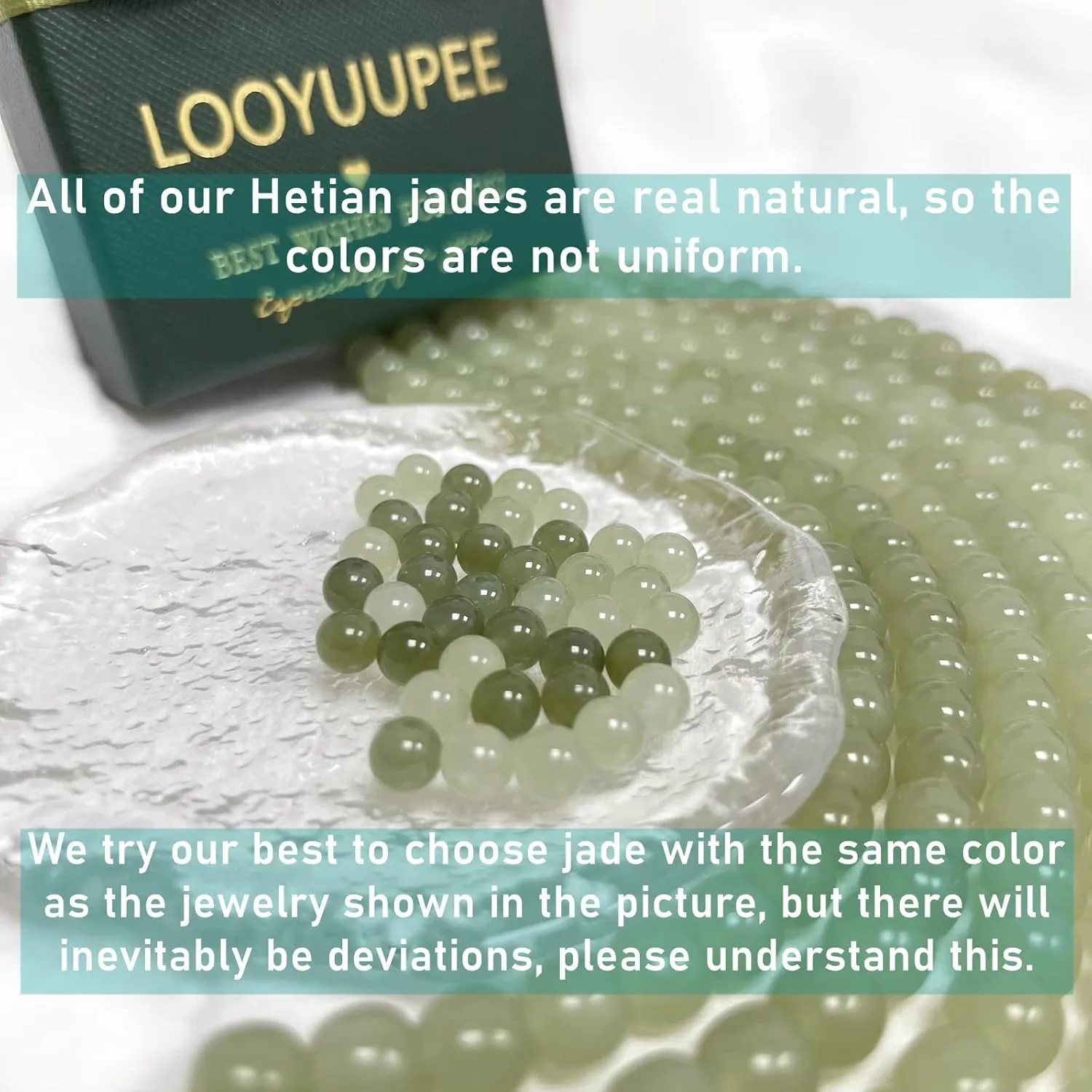 Natural Hetian Jade & Pearl Earrings for Women, Dainty Lucky Green Jade Charm Pendant Jewelry Studs, Handmade Ear Stud Earrings Hoop Earrings for Women (925 Sterling Silver with Gold Plated)