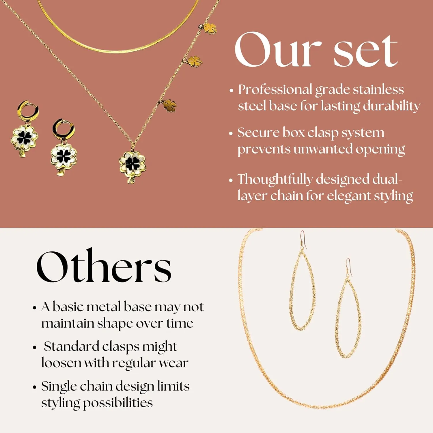 Necklace & Earrings Set for Women