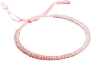 New 2025 Lucky Red Nylon Thread Bracelet Tibetan Buddhist Handwoven Rope Knots Bracelets Prayer Charm Jewelry Findings Lover Wristbands Fashion Trendy Accessories Creative Gift