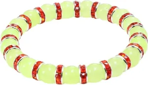 New 2025 Natural Green Onyx Stone Beaded Bracelet Charm Women Rhinestone Luxury Stretch Strand Bracelets Men Prayer Sports Jewelry Fashion Trendy Accessories Creative Gift