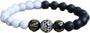 New 2025 Tibetan Buddha Prayer Six Character Mantra Beads Bracelet For Women Men Natural Stones Energy Balance Bracelets Jewelry With For You Fashion Accessories Creative Gift