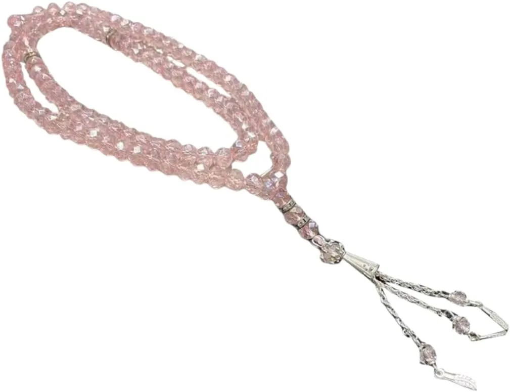 New 2025 Unisex 99 Crystal Prayer Beads Bracelets Unisex Women Men On Hand Muslim Beaded Tassels Pendant Rosary Decoration Jewelry Luxury With For You Accessories Trendy Creative For Women And Men