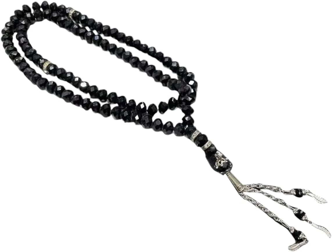 New 2025 Unisex 99 Crystal Prayer Beads Bracelets Unisex Women Men On Hand Muslim Beaded Tassels Pendant Rosary Decoration Jewelry Luxury With For You Accessories Trendy Creative For Women And Men