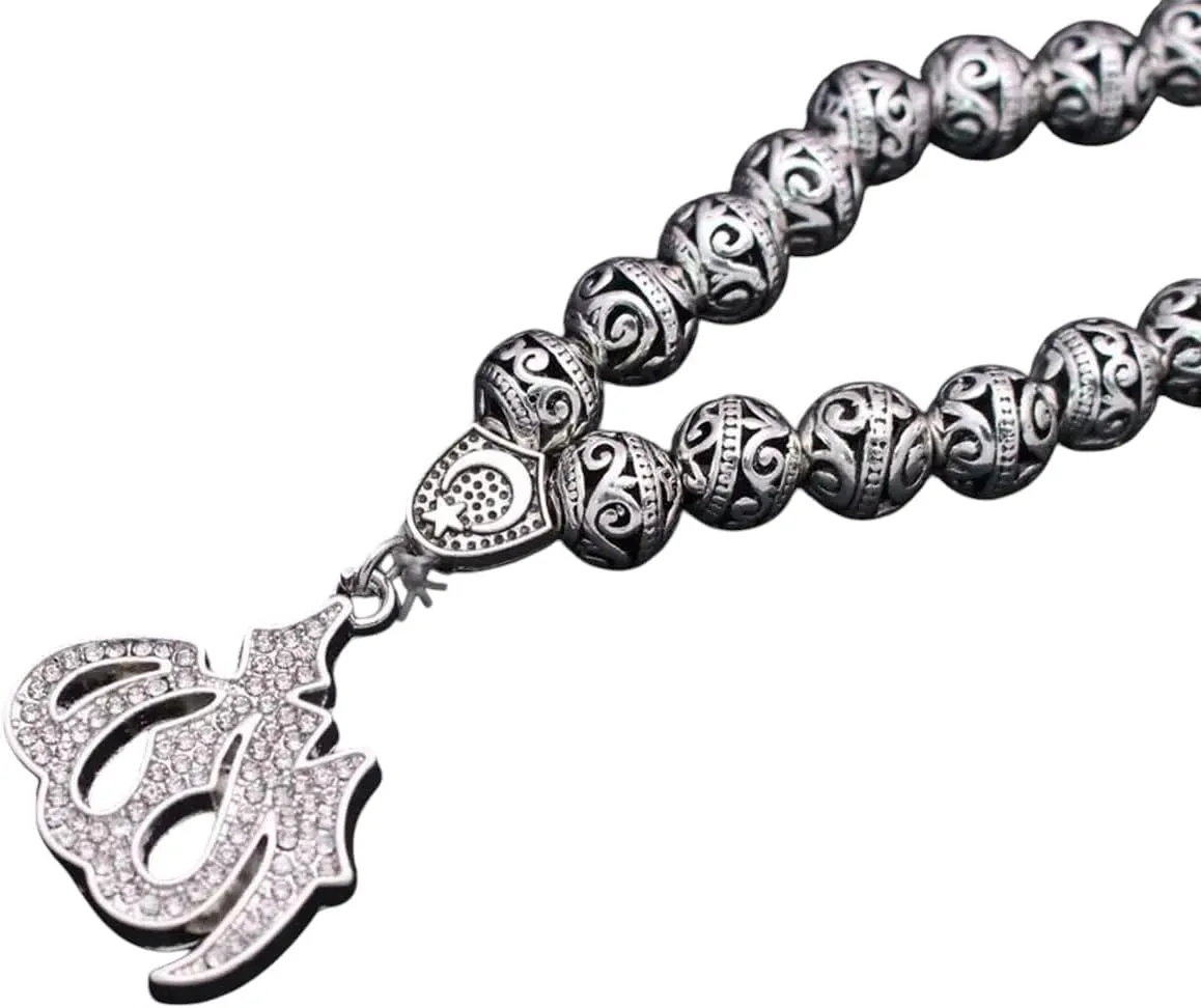 New 2025 Unisex Allah Muslim Turkish Prayer 33 Beads Tasbih Bracelets Ottoman Islam Rosary Decoration Jewelry Luxury With For You Accessories Trendy Creative For Women And Men