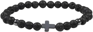 New 2025 Unisex Cross Charm Bracelet For Men Women Handmade Beaded Natural Tiger Eye Bracelets Yoga Prayer Jewelry Findings Gift Trendy Accessories Creative For Women And Men