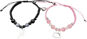 New 2025 Unisex Fashion Bat Spider Friendship Bracelets Best For Friend Halloween Christmas Matching Rope Chain Couples Family Sisters Decoration Jewelry Luxury Trendy Gift For Women And Men