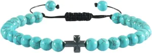 New 2025 Unisex Men's Natural Lava Rock Stone Bracelets Charm Tiger Eye Onyx Cross Beads Handmade Women Prayer Balance Bracelet Bangle Jewelry Fashion Trendy Accessories Creative Gift For And Men