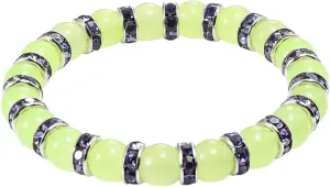 New 2025 Unisex Natural Green Onyx Stone Beaded Bracelet Charm Women Rhinestone Luxury Stretch Strand Bracelets Men Prayer Sports Jewelry Findings Fashion Trendy Accessories Creative Gift For And
