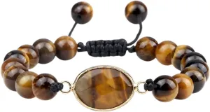 New 2025 Unisex Natural Stone Tiger Eye Beads Charm Bracelets For Men Women High 6Mm Yoga Energy Buddhist Buddha Jewelry Findings Fashion Trendy Accessories Creative Gift For Women And Men