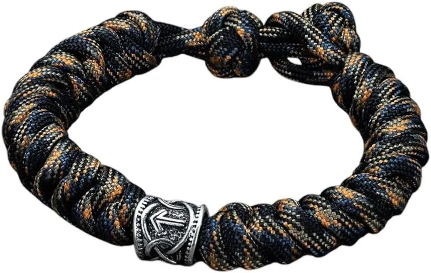 New 2025 Unisex Norse Survival Bracelets Women Tibetan Buddhist Prayer Paracord Rope Wristband Mens Amulet Handmade Knots Lover Jewelry Findings Fashion Trendy Accessories Creative Gift For And Men
