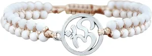 New 2025 Unisex Vintage Om Beaded Bracelets Symbol White Natural Stone Buddhist Prayer Bracelet Yoga Friendship Meditation Jewelry Findings Fashion Trendy Accessories Creative Gift For Women And Men