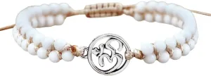 New 2025 Vintage Om Beaded Bracelets Symbol White Natural Stone Buddhist Prayer Bracelet Yoga Friendship Meditation Jewelry Fashion Trendy Accessories Creative Gift