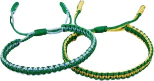 New 2026 Arrive Unisex 10 Styles Green Bracelets For Women Men String Chain Rope Knots Amulet Gift Tibetan Woven Bracelet Friendship Decoration Jewelry Luxury Accessories Trendy Best And