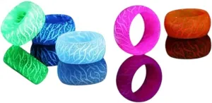 New 2026 Fashion Colorful Luminous Resin Ring Women Men Fluorescent Glowing Rings Jewelry Glow In The Dark Finger Band Halloween Trendy Accessories Creative Gift
