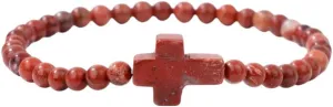 New 2026 Unisex 4Mm Natural Amethysts Stone Beaded Bracelet Jesus Cross Charm Bracelets For Women Men Prayer Yoga Decoration Jewelry Luxury With You Accessories Trendy Creative For Women And Men