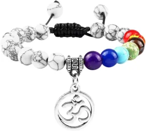 New 2026 Unisex 7 Prayer Beads Bracelets For Men Tiger Eye Onyx Om Symbol Tibetan Buddha Bracelet Women Yoga Jewelry Findings Fashion Trendy Accessories Creative Gift For Women And Men