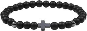New 2026 Unisex Charm Men Cross Bracelets Women Meditation Prayer Natural Lava Beads Bracelet Yoga Fitness Couple Jewelry Findings Gifts Hombre Fashion Trendy Accessories Creative Gift For And