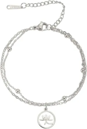 New 2026 Unisex Flower Bracelets For Men Women Stainless Steel Prayer Buddhism Protection Lucky Red String Jewelry Findings Gifts Fashion Trendy Accessories Creative Gift For Women And Men