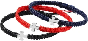 New 2026 Unisex Handmade Cross Bracelet For Women Tibetan Buddhist Lucky Rope Adjustable Bangle Men Prayer Bracelets Yoga Wristband Gift Jewelry Findings Fashion Trendy Accessories Creative And