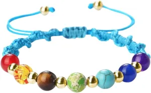 New 2026 Unisex Stainles Stell 7 Lucky Beads Bracelet Handmade Adjustable Knot Bangle Women Men Yoga Prayer Bracelets Jewelry Gift For Friend Fashion Trendy Accessories Creative For Women And Men