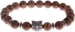 New 2026 Unisex Wood Buddhist Prayer Buddha Beads Bracelet Men Stretch Metal Owl Energy Yoga Bracelets Mens Jewelly Hombre Jewelry Fashion Trendy Accessories Creative Gift For Women And Men