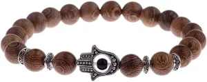 New 2026 Unisex Wood Buddhist Prayer Buddha Beads Bracelet Men Stretch Metal Owl Energy Yoga Bracelets Mens Jewelly Hombre Jewelry Fashion Trendy Accessories Creative Gift For Women And Men